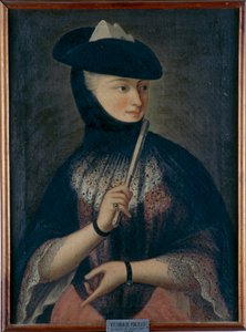 维多利亚de Porzelli，1773年的肖像